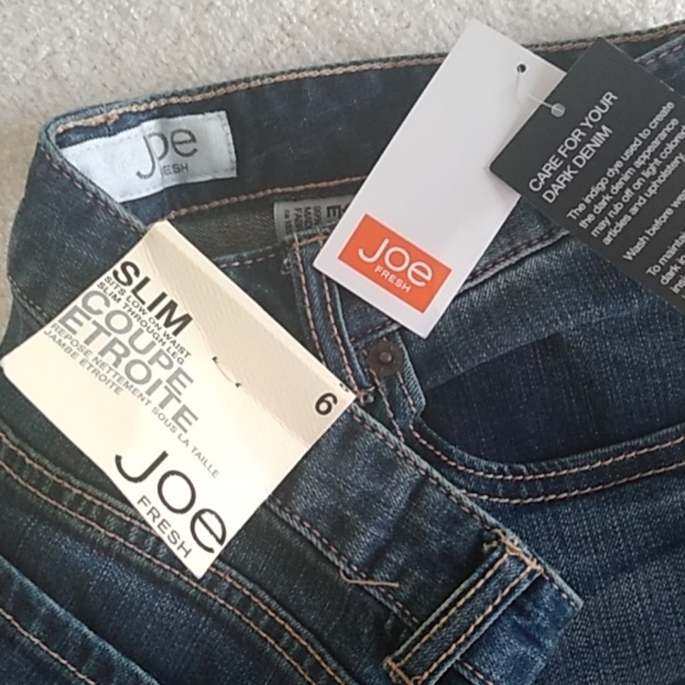 Joe fresh slim size 6 NWT